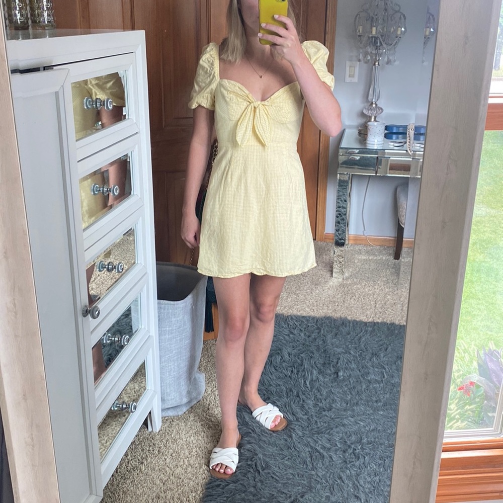 Showpo Destination Dress in Lemon
